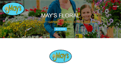 Desktop Screenshot of maysfloralgarden.com